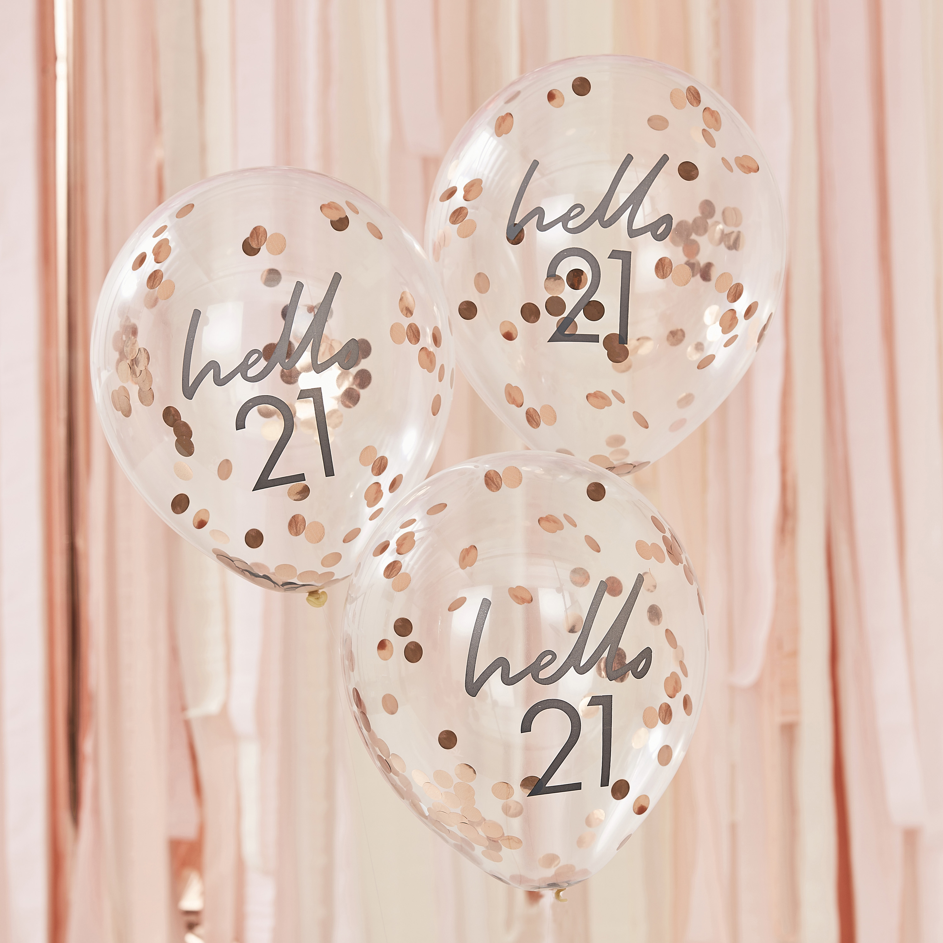 Hello 21 Birthday Balloons | Ginger Ray
