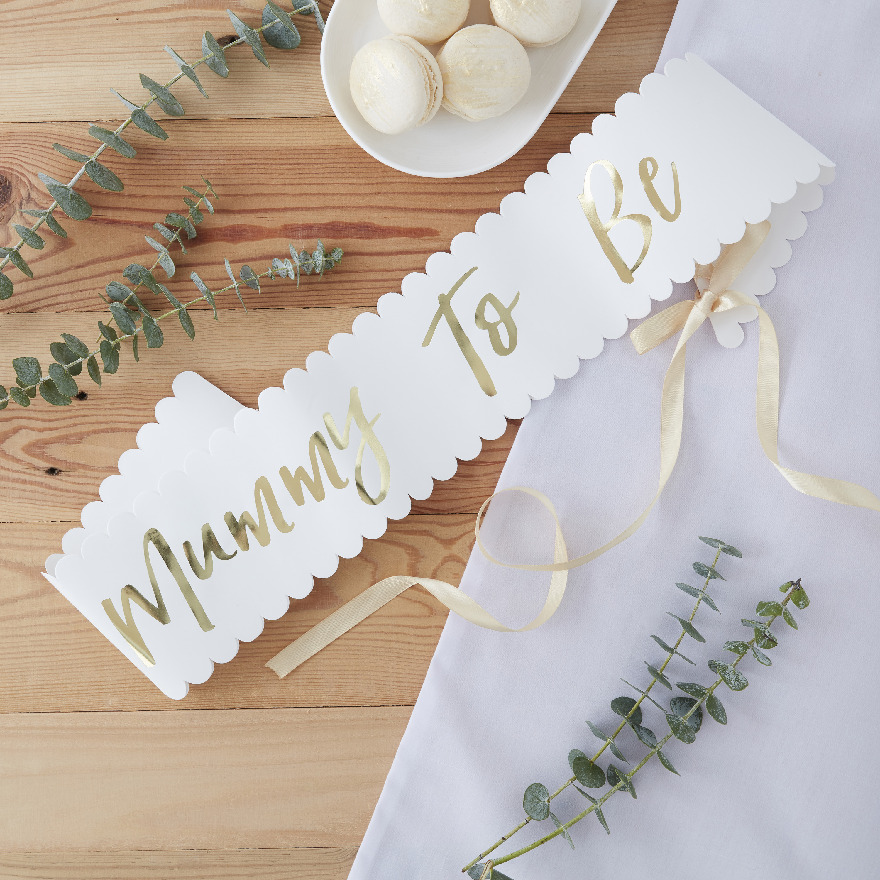 Baby shop shower sash