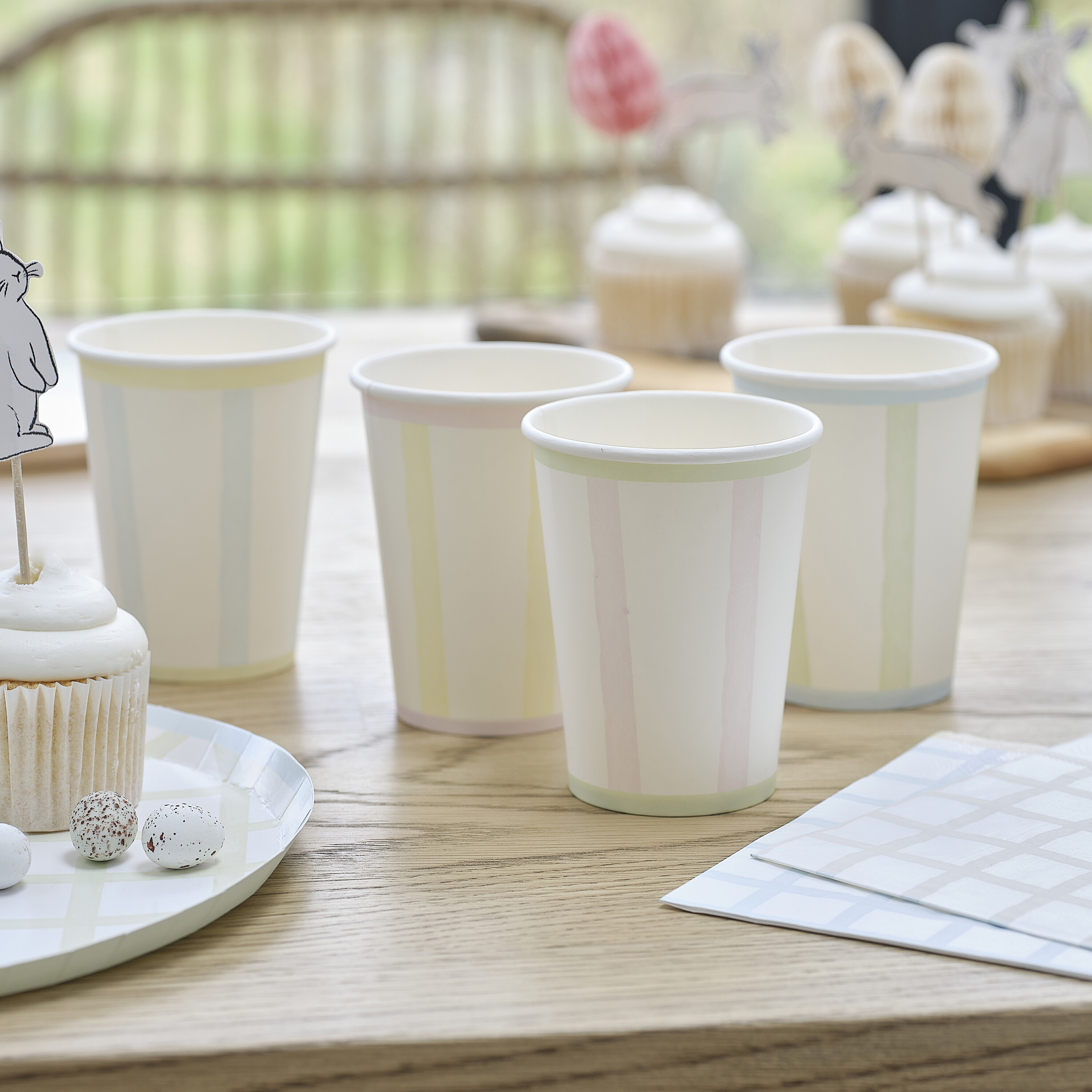 Pastel Stripe Paper Cups | Ginger Ray