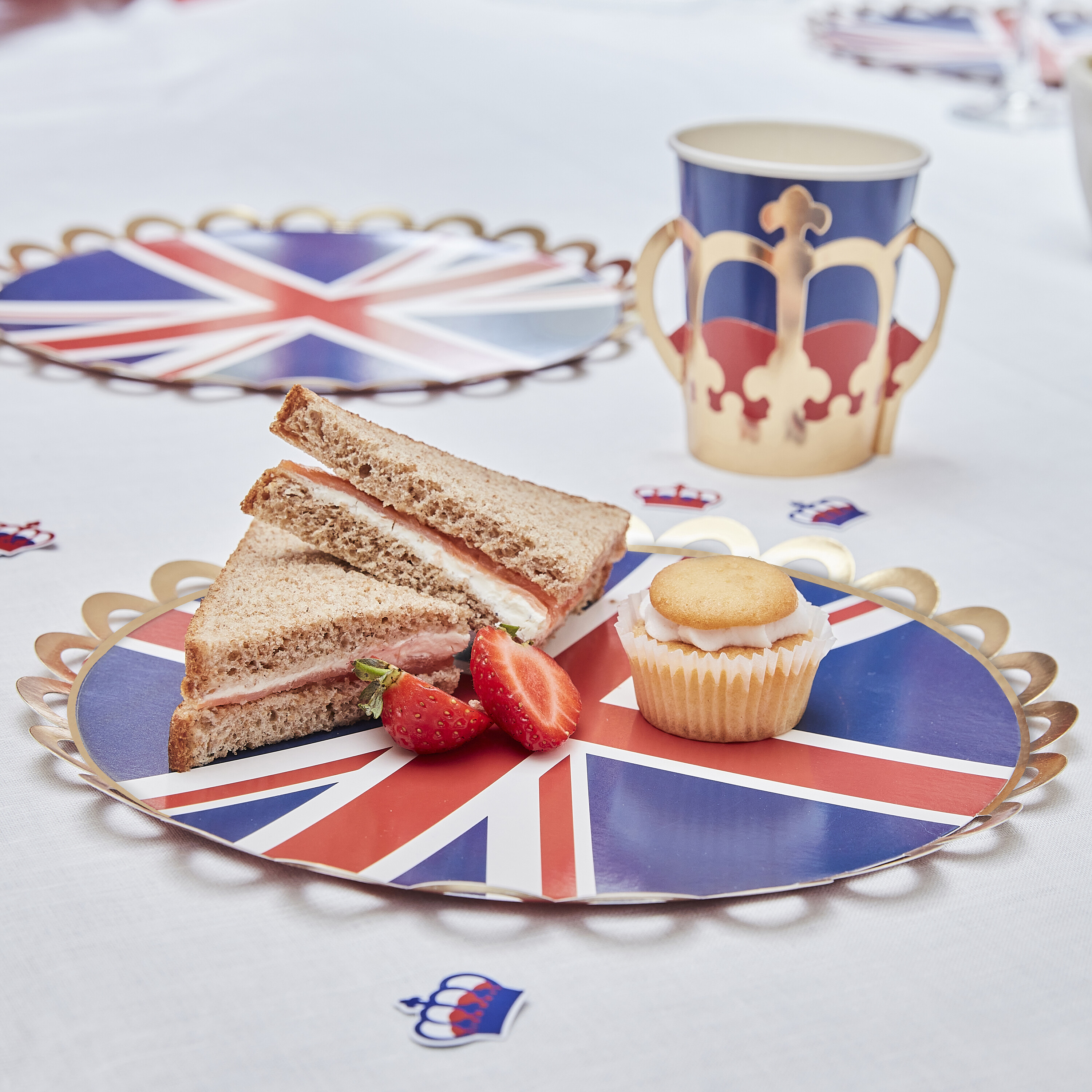 Union Jack Paper Plates Ginger Ray