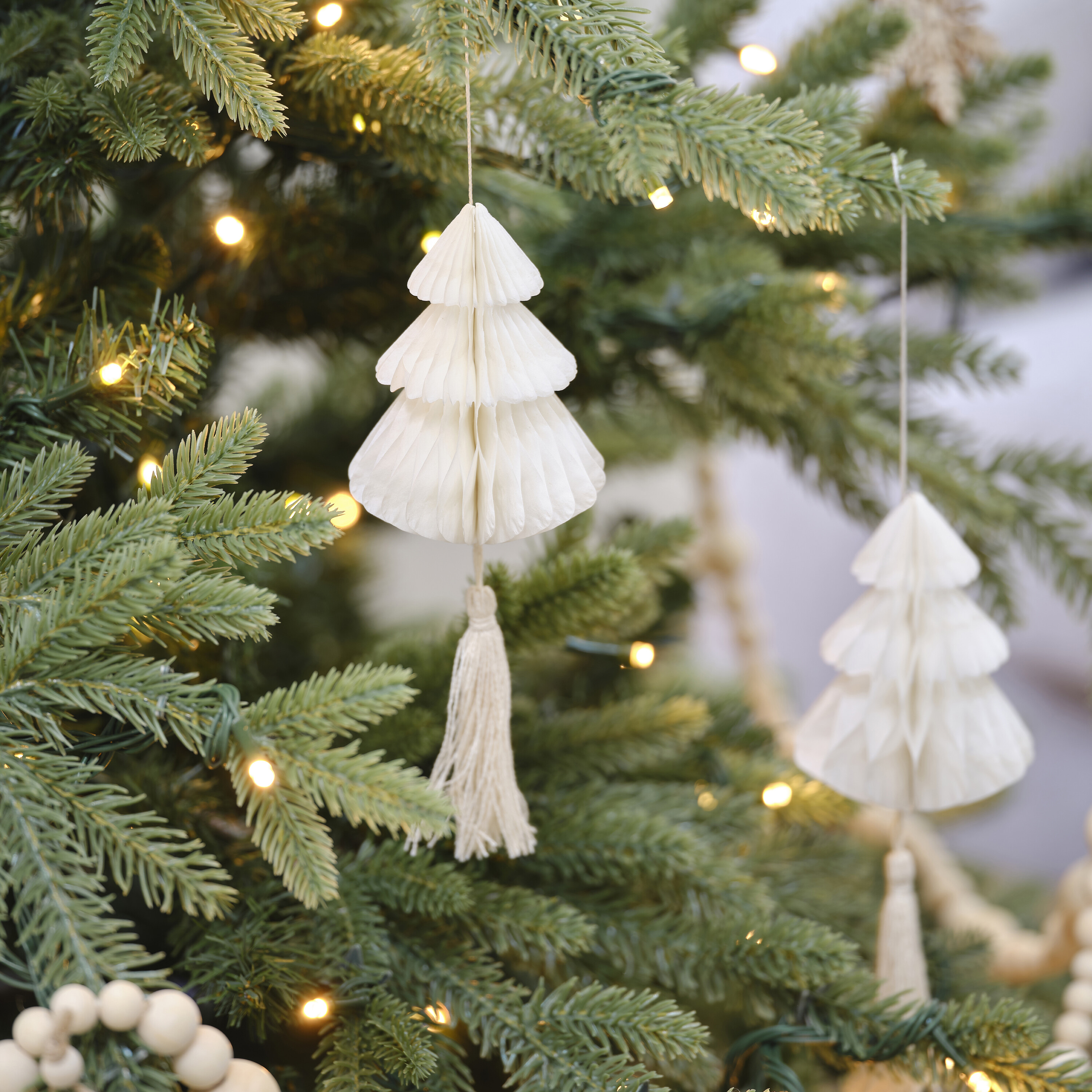 Christmas Decorations with Macrame Tassels Ginger Ray