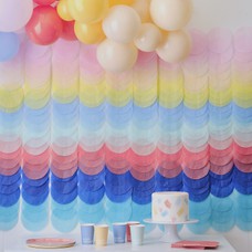  Ginger Ray Pastel Streamer and Balloon Party Backdrop Mix it Up  : Electronics