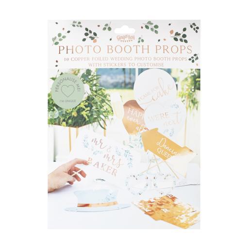 Wedding photo shop booth props australia