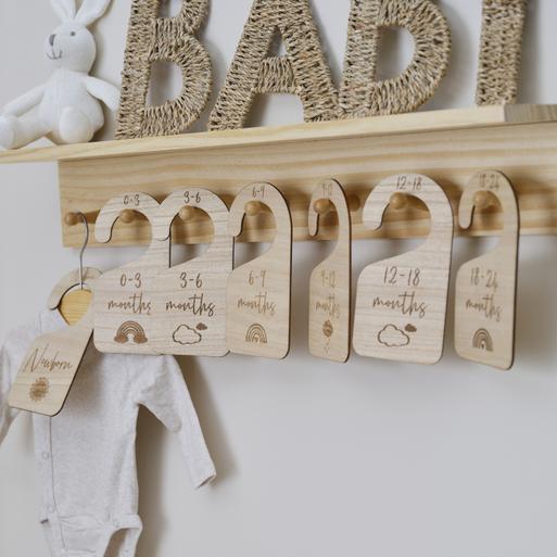 Baby wooden coat hangers australia top