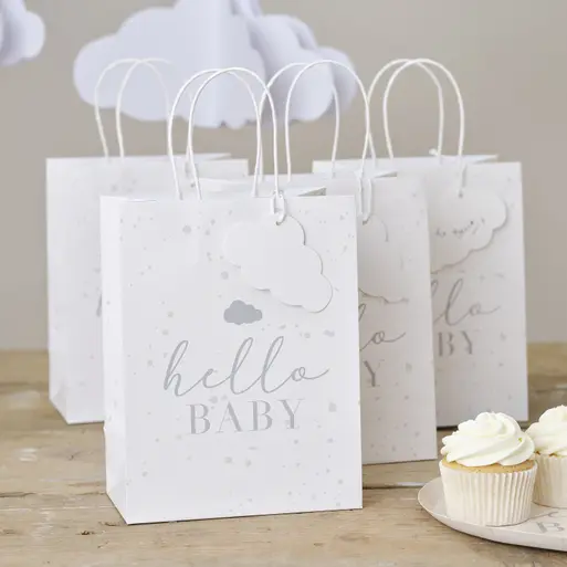 Paper baby shower gift hotsell bags