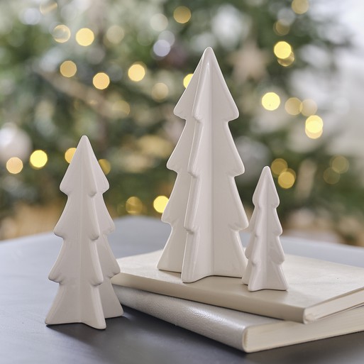 Christmas tree store tea light holder